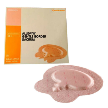 Allevyn Gentle Border Sacrum 66800898 | 6-5/8 X 6-3/4 Inch, Sacrum