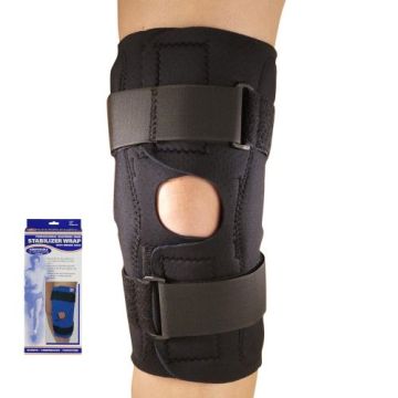 OTC Neoprene Knee Stabilizer Wrap with Hinged Bars