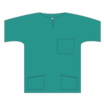 Small Green Scrub Shirt