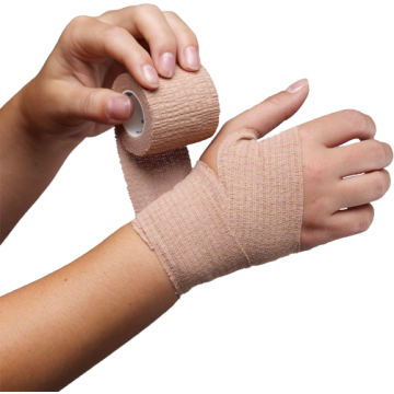 Self-Adhering Bandage