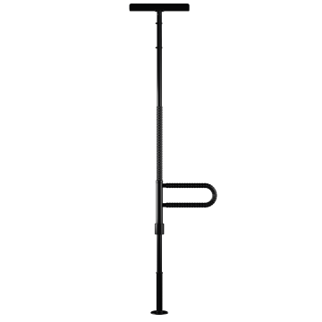 black titan pole with rotobar