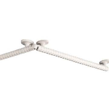 SG760W - White Corner Grab Bar
