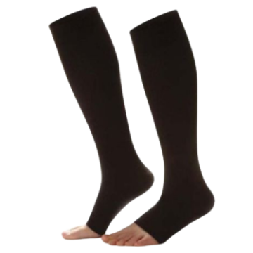 Shape To Fit 15-20 mmHg Open Toe Socks  