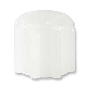 White, 15 mm Cap