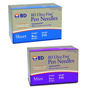Becton Dickinson Ultra Fine III Short Insulin Pen Needles