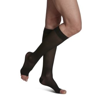 Sigvaris 783C Eversheer Knee High Open Toe 30-40 mmHg Compression Socks