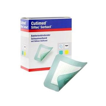Cutimed Siltec Sorbact Dressing 7325100, Box of 10