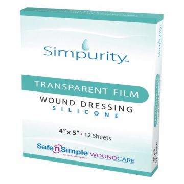 Simpurity Transparent Film Silicone Dressing