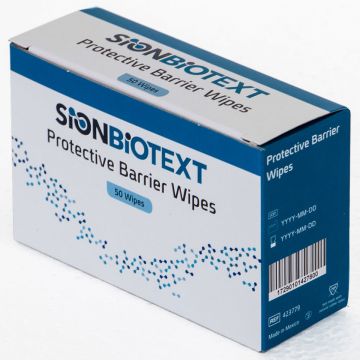 Sion Biotext Skin Barrier Wipes, Box of 50