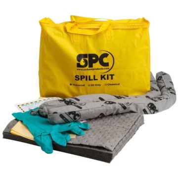 Brady SPC Universal Spill Kits. SKU SKA-PP, the 5 Gallon Absorbency, Universal Economy kit.