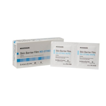 McKesson No-Sting Skin Barrier Film Wipes