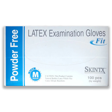 SKINTX Latex Powder-Free Exam FIT Gloves