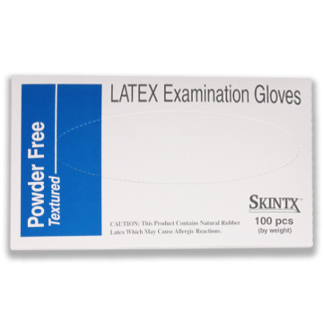 SKINTX Latex Powder-Free Exam Gloves- Polymer Coated
