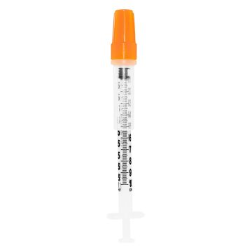 1 mL Sol-Guard Insulin Safety Syringe, 29G, 1/2 in. Needle