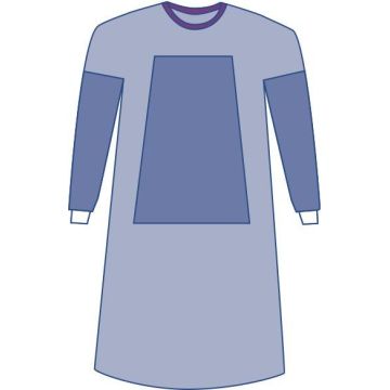 Medline Fabric-Reinforced Eclipse Gown, Nonsterile, Size XL - SPT-2102CS