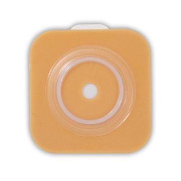 Stomahesive Skin Barrier with Cut-to-Fit Opening and Tan Tape Collar