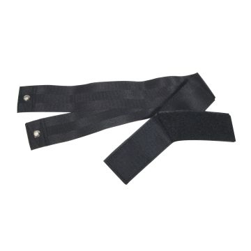 Bariatric Black Positioning Belt, Hook & Loop Closure - 60 Inch