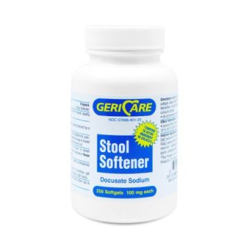 Geri Care Stool Softener, 250 Softgels