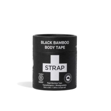 Strap Bamboo Body Tape in black.