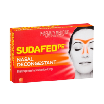 SUDAFED PE Nasal Decongestant, 18 Count