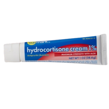 Sunmark Itch Relief 1% Strength Cream 1 oz. Tube