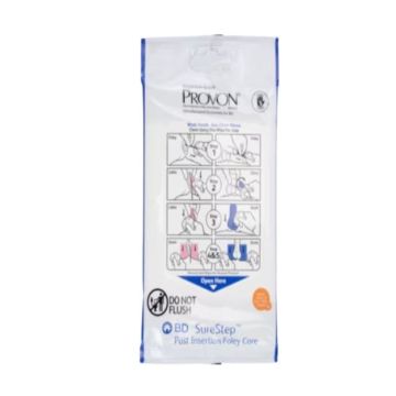 BD Surestep Post Insertion Foley Care Wipes DFC100