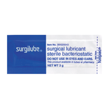 Fougera Surgilube 3 Gram Foilpac, each - 281020543