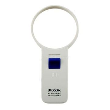 UltraOptix 3-Inch Round LED Lighted 4X Magnifier