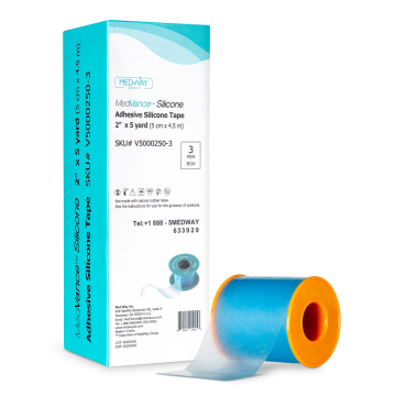MedVance Silicone Tape, 2 x 5 yards