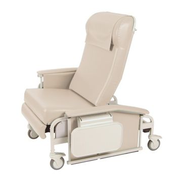 Drop Arm Bariatric Care Cliner, taupe