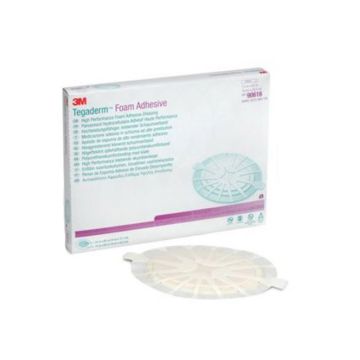 Tegaderm Foam Adhesive 90616 | Oval - 8-3/4 x 7-1/2 Inch, Pad Size 5-1/2 x 6-3/4 Inch