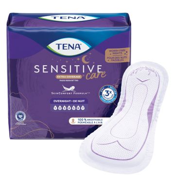 TENA Sensitive Care Overnight Bladder Control Pads 