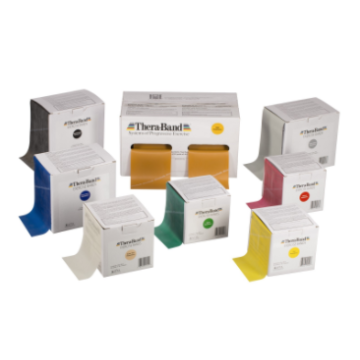 THERABAND PROFESSIONAL LATEX RESISTANCE BANDS, 50 YARD ROLL