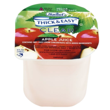 Thick & Easy Apple Juice 4 oz Nectar