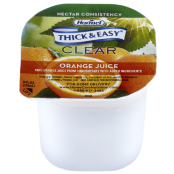 Thick & Easy Orange Juice 4 oz Nectar
