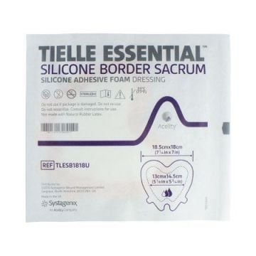 Tielle Essential Silicone Bordered Foam Dressing