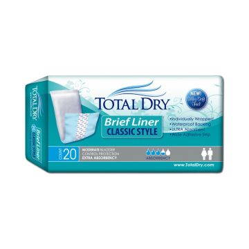 TotalDry Bladder Control Brief Liners