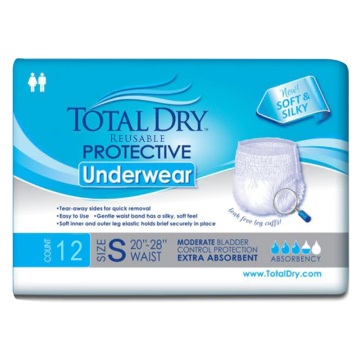 TotalDry Mens Reusable Protective Underwear