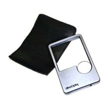 Carson Optical Small LED 2x Magnifier w/ Bifocal