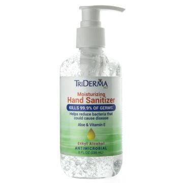 TriDerma Moisturizing Hand Sanitizer - 62% Ethyl Alcohol