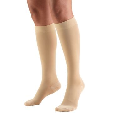 TRUFORM Classic 30-40 mmHg Medical Knee High Support Stockings, Closed Toe