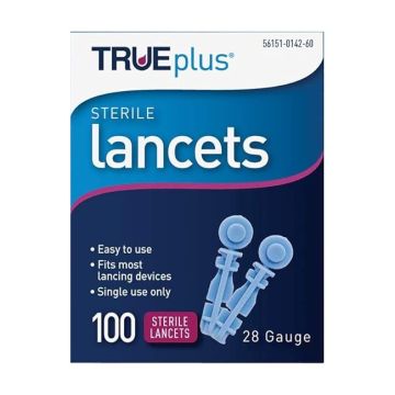 TRUEplus 28 Gauge Lancets
