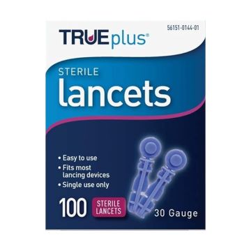 TRUEplus Sterile Lancets - 30 Gauge