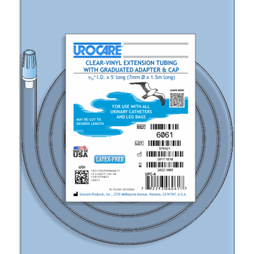 Urocare Clear Vinyl Drainage Tubing