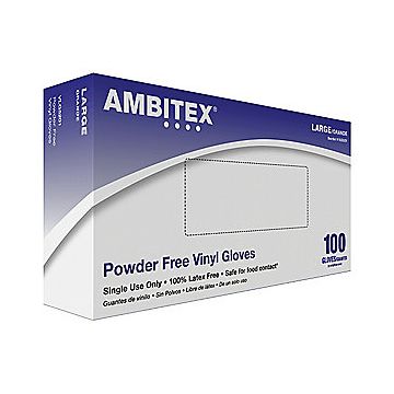Tradex Ambitex V5201 Series Latex Free Clear Vinyl Gloves