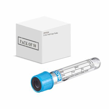 3 mL Pull Cap Tube - Pack of 50