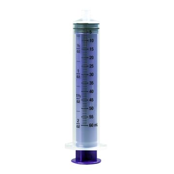 60 mL Pole Bag ENFit Tip Syringe w/o Safety - Non-Sterile