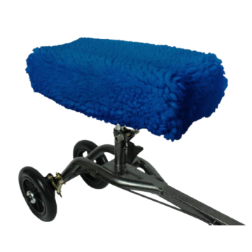 Faux Sheepskin Pad, Blue