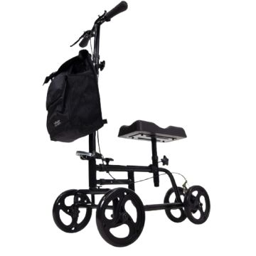 The Vive Health Mobility Knee Walker in black.