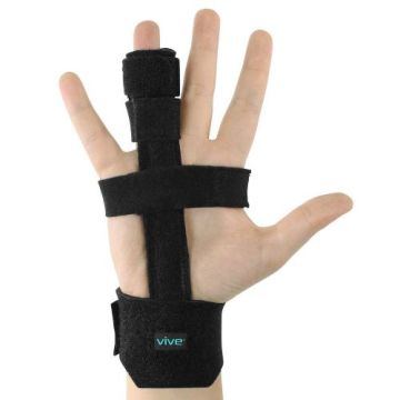 Black Extended Trigger Finger Splint